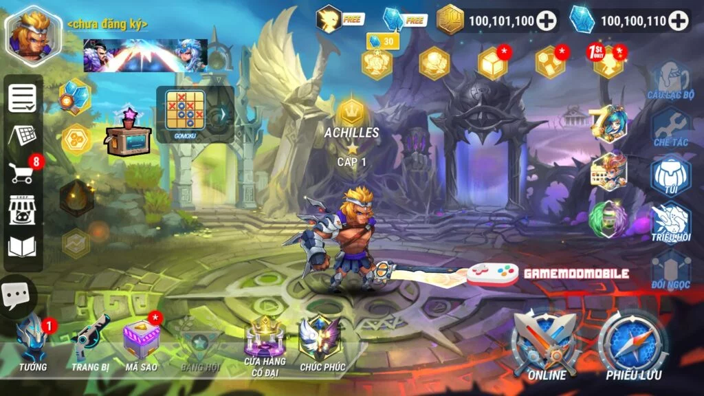 Đã chơi thử phiên bản Heroes Infinity mod apk full tiền và kim cương