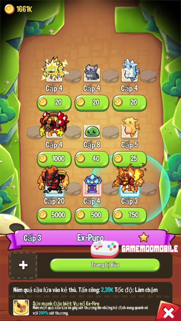 Summoner’s Greed mod apk full nhân vật