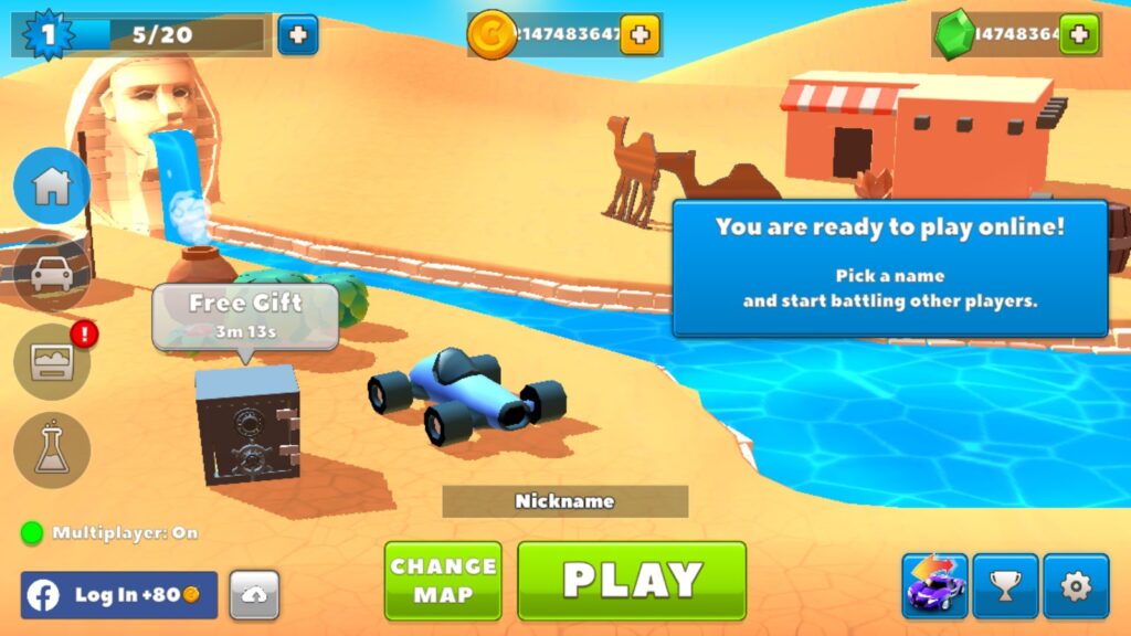 Đã chơi thử phiên bản Crash of Cars mod apk full tiền và đá quý