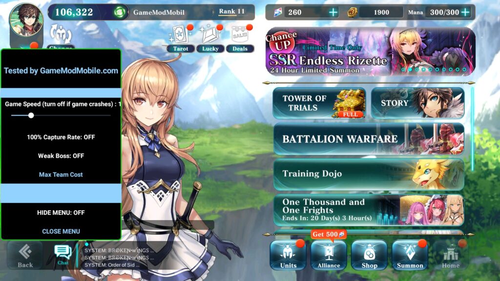 Hình ảnh trong phiên bản game mà mình chia sẻ