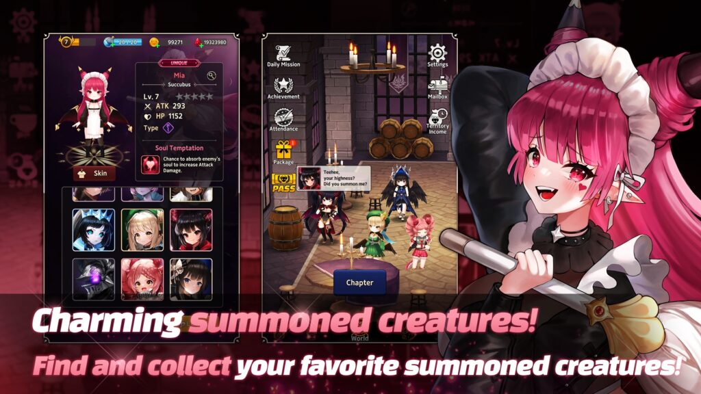 Bankrupt Demon King mod apk full nhân vật