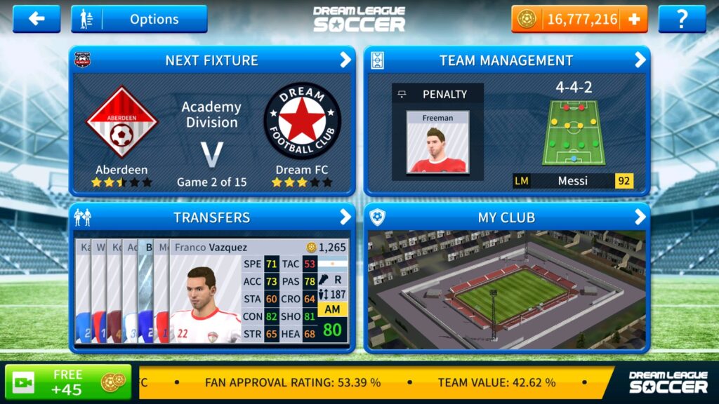 Đã chơi thử phiên bản Dream League Soccer 2019 mod apk full tiền