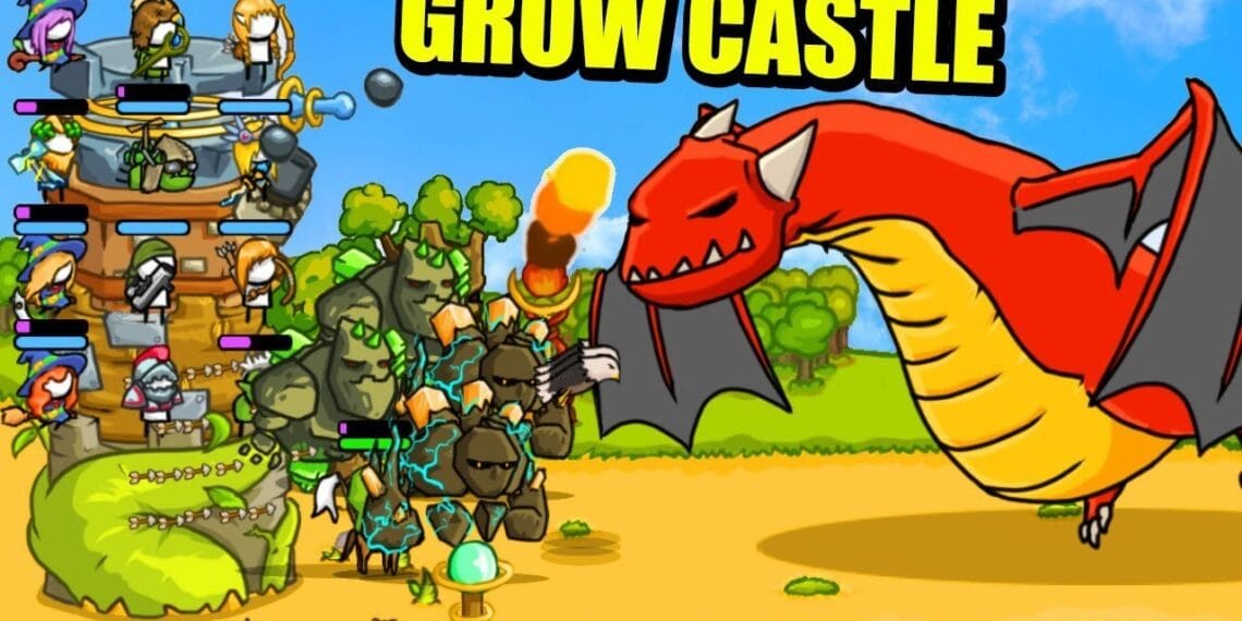 Grow Castle mod apk full tiền và kim cương (vô hạn money) mới nhất cho Android