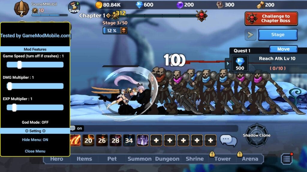 Tải ngay Dual Blader mod apk menu full tiền và kim cương mới nhất