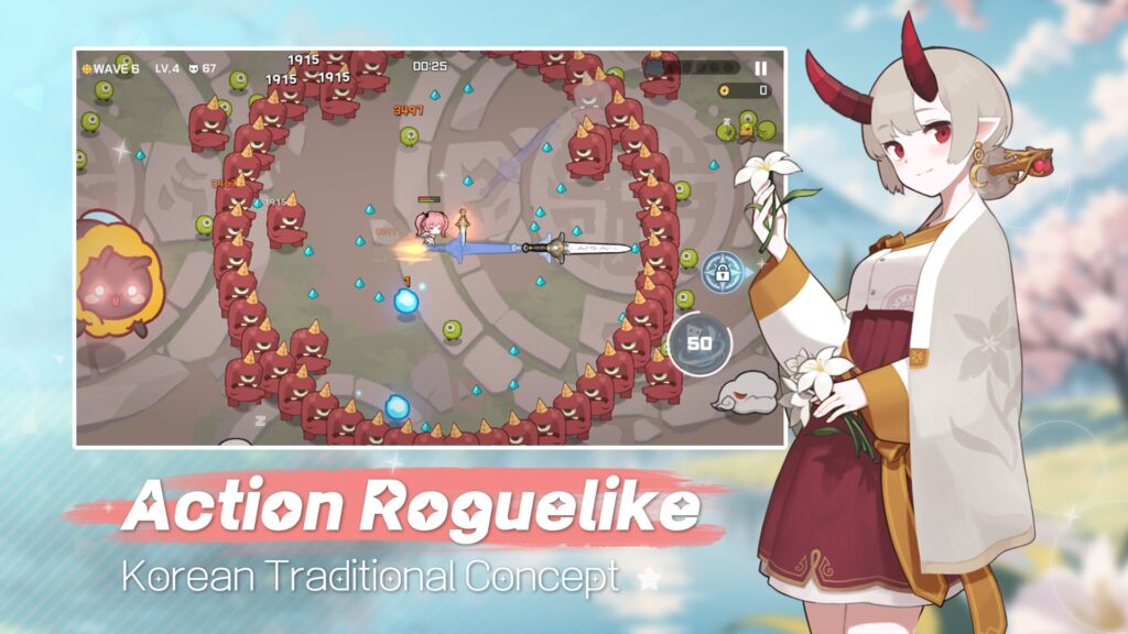IMAE Guardian Girl mod apk menu hấp dẫn