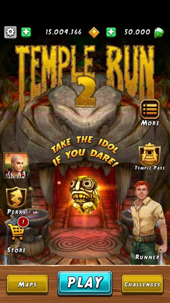 Hình ảnh Temple Run 2 mod apk full tiền và kim cương mới nhất